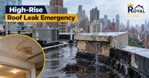 High-rise roof leak emergency in Manhattan