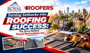 Royal Renovators Inc. Roofing Success.